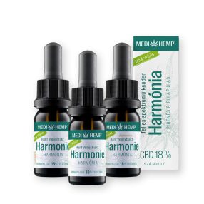   CBD CSOMAGAJÁNLAT | 3db 18% teljes spektrumú Medihemp (3x1800mg) CBD olaj | 3x10ml