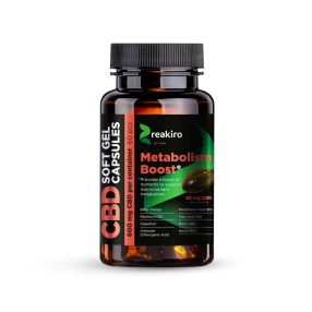   Anyagcsere segítő 600mg Reakiro teljes spektrumú CBD kapszula | 60db